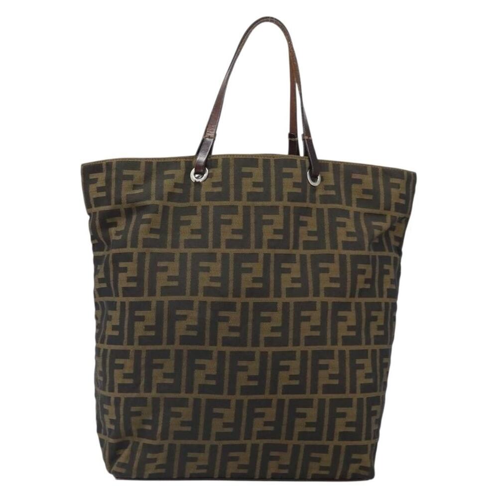 Fendi Zucca Handbag Black